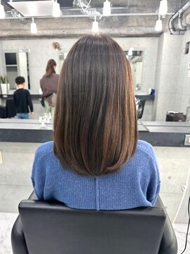 エンディアリング 東銀座(Endearing) 銀座/東銀座/切りっぱなしボブ/エアリーロング/ピンクブラウン