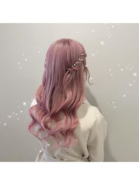 ヘアセット アリエス 新宿駅前店(aries) ねじりハーフツイン