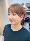 地毛風カラー/ナチュラルレイヤーカット/ショートボブ[船橋]