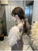 編みおろしローポニー