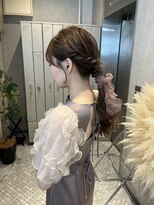 クラッチムク 博多口(CLUTCH muk.)&nbsp;編みおろしローポニー