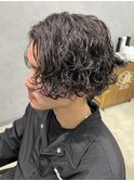 メンズパーマ波巻きパーマツイストスパイラルパーマ30代鹿児島