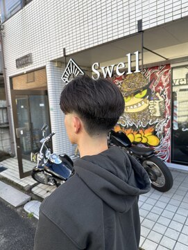 スウェル 船橋店(Swell) #カルマパーマ#ベリーショート#ダークアッシュ#ニュアンスパーマ