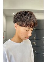 ヘアー アイス 御器所本店(HAIR ICI) ツイストスパイラルパーマツイスパパーマメンズマッシュ