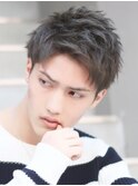 横浜スパイキーショートビジネスショートツーブロック刈り上げ