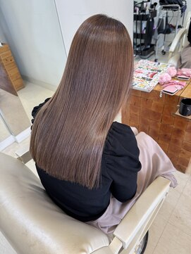 美容室 フラット(FLAT) 髪質改善カラー【パールアッシュ】