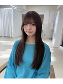 韓国スタイル/レイヤーカット/透明感カラー/髪質改善