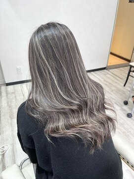ベルヘアーデザイン 堺東(Belle hair Design) コントラストハイライト/外国人風/レイヤーカット/ブリーチ/堺東