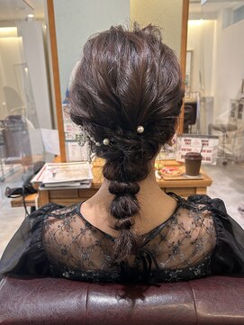 ブレンドバイハピネス(Blend by happiness) 編み下ろし　セット　お呼ばれヘア　結婚式　二次会　同窓会