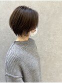ナチュラルショートボブ