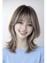 ギッシュ 堅田店(GUICHES)&nbsp;ふんわりソフトウルフレイヤーで小顔スタイルにに！