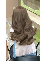 イオエ 西梅田(ioe) ブリーチなしカラー/髪質改善/ミルクティーベージュ/小顔ヘア