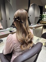 ショコラ アン 横須賀中央&nbsp;ねじりハーフツイン×リボン