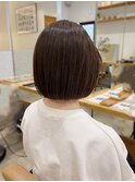 まろやかマロンベージュ/ストレートミニボブ＊