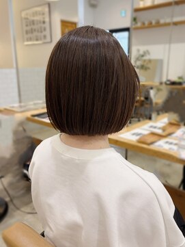 オートル 綱島店(AUTRE by FUGA hair) まろやかマロンベージュ/ストレートミニボブ*