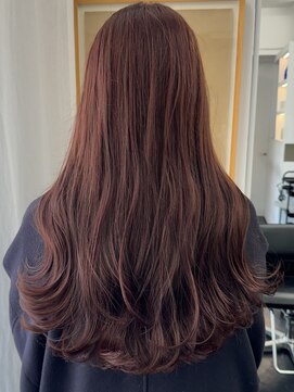 シベルバレー 横浜(sibell) *ブリーチなしWカラーロングレイヤーカット顔周りレイヤー韓国