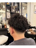 ツイストパーマフェード