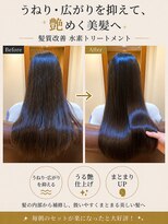 ヘアサロン ミロ(Hair Salon MIRO)&nbsp;before after　水素髪質改善