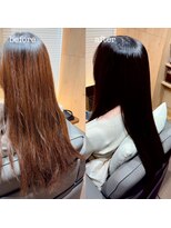 カラー&髪質改善＆ヘッドスパ専門店&nbsp;ブルーブラックカラー＋メテオトリートメント