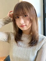 シンス 銀座(since) ミディアムレイヤー/顔周りレイヤー/小顔ヘア/似合わせカット