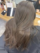 ヴェルダ 池袋店(verda) ブリーチなしダブルカラー オリーブグレージュ Riko