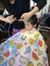 ママは極上ツヤ髪質改善★酸熱トリートメントカット&子供カット（女の子限定