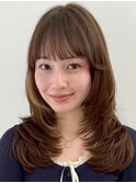 ブリーチハイライト髪質改善ダブルカラーレイヤーカット