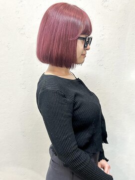 セルカ 高田馬場(CERCA) ぷつっとワインレッドボブ【CERCA高田馬場】