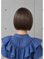 ルッカランス 経堂店(Lucca Lance) 『ぱつっとボブ』艶と色で魅せる美シルエット/30代/経堂/メテオ