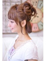 メイズ(MAZE) ボブのツインおだんごアレンジ【メイズ東中野・鍛原志行】