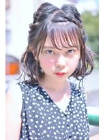 メイズ(MAZE) 【メイズ東中野・鍛原志行】ミディアムボブの編込みツインテール