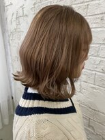 プライズ 池袋店(prize)&nbsp;フレンチベージュ切りっぱなしボブ20代3026