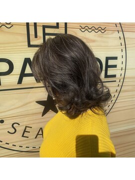 エフパレードシーサイド(F.PARADE seaside) グレージュ×ハイライト【上総一ノ宮】【茂原】