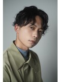 アップバングツーブロックショート