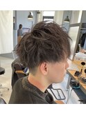 マッシュ×スパイラルパーマ【倉敷】【岡山】【ハイライト】
