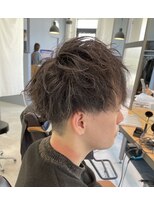 ストゥー(StueW.)&nbsp;マッシュ×スパイラルパーマ【倉敷】【岡山】【ハイライト】