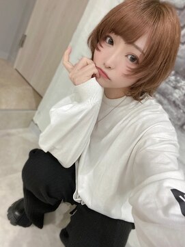 リアイス(Re:ICE) キャラメルベージュショートウルフ