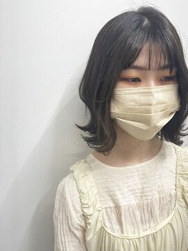 ウクラ バイ レシッド 池袋(uchla by rcid) 韓国風☆くびれボブくびレイヤーこなれミディワンカール姫カット