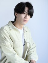 エムスラッシュ たまプラーザ(M.SLASH)&nbsp;メンズパーマ/センターパート/コンマバング/毛流れパーマ