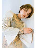 エニイ(ANY)&nbsp;ベージュ × ハンサムショート