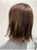 切りっぱなしボブ