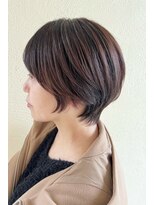 キャパジャストヘアー(CAPA just hair)&nbsp;大人可愛い小顔前下がりショート丸みショート