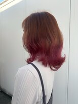 ヘアーサロン リアン 鴻巣店(hair salon Rien) グラデーション/ピンク/レイヤーカット/韓国巻き/韓国