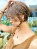30代/40代/50代・絶壁解消・小顔前下がりショートボブ【柴山】