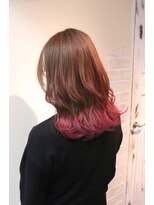 ティグルカゴシマ(TIGRE kagoshima)&nbsp;裾カラー×pink