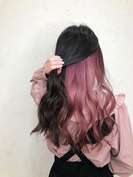 プログレス ひばりヶ丘店(PROGRESS) 『pink inner』デザインカラー×インナーカラー 10代/20代