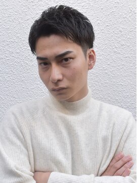 フリーク バーバーショップ 都島店(FREAK BARBER SHOP) アップバングツーブロック束感ショート