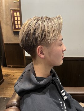 ヒロギンザ 横浜店(HIRO GINZA) ハイライトベージュアップバング