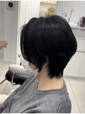 大人長めショート 【前髪なし/ショート/鶴ヶ峰】
