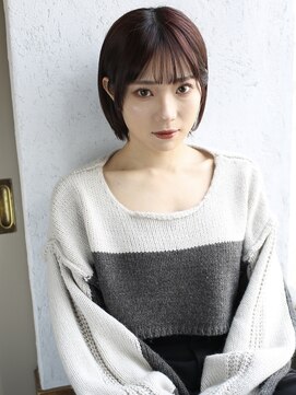 バース(BIRTH) 天神【BIRTH】似合わせカットミニボブレッドブラウン艶髪 7